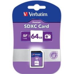 44024: VERBATIM SD CARD XC / UHS1 (SDXC) 64GB CLASS 10