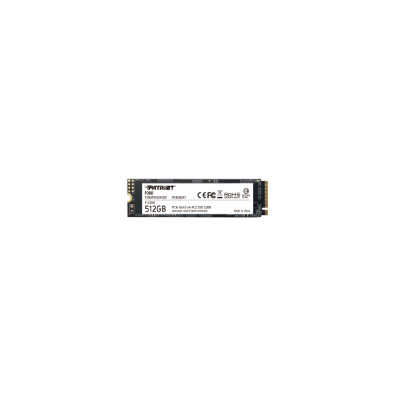 P300P512GM28: PATRIOT SSD INTERNO P300 512GB M.2 PCIE R/W 1700/1200 GEN 3X4
