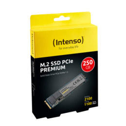 3835440: INTENSO SSD INTERNO PREMIUM 250GB M.2 PCIE 2100/1100 GEN 3x4