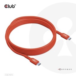 CAC-1513: CLUB 3D USB2 TYPE-C Bi-DIRECTIONAL USB-IF CERTIFIED CABLE DATA 480Mb