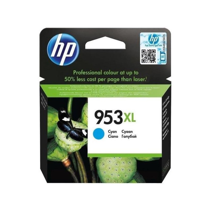 F6U16AE: HP CART INK CIANO 953XL PER OJ PRO 8210/8740/8730 TS