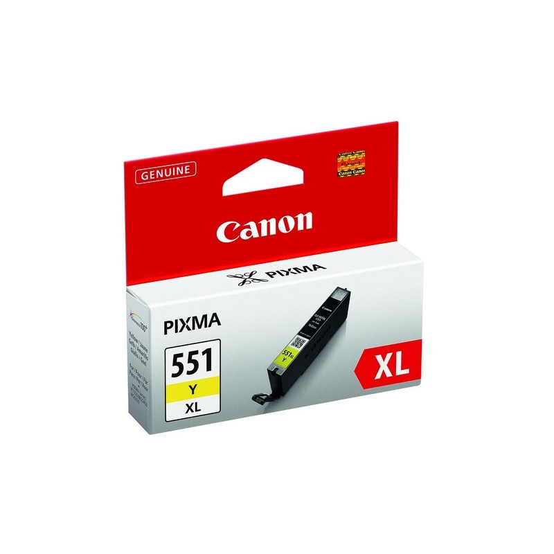 6446B001: CANON CART INK GIALLO ALTA CAPACITA PER PIXMA IP7250 MG5450 MG6350 CLI-551XL Y