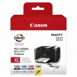 9182B004: CANON CART INK MULTICOLOR (BK + C + Y + M) PGI-1500 PER MAXIFY