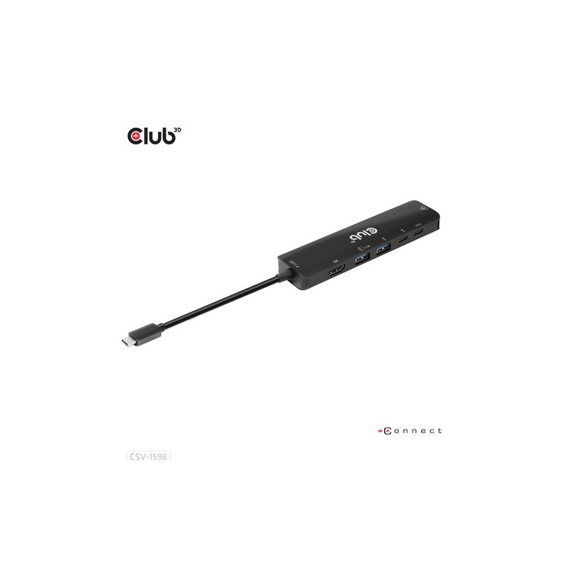 CSV-1596: CLUB 3D HUB USB GEN1 TYPE-C