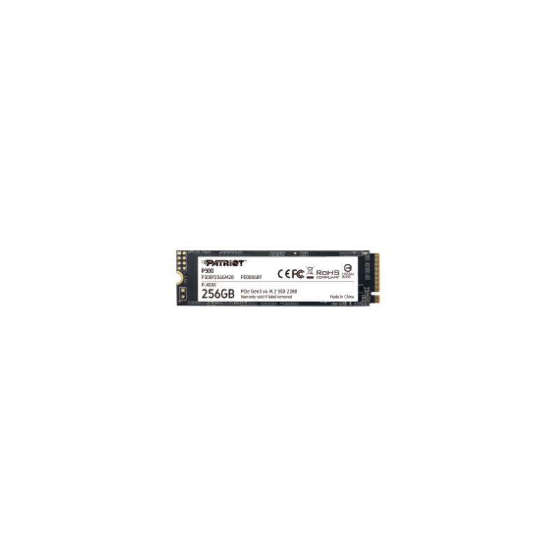 P300P256GM28: PATRIOT SSD INTERNO P300 256GB M.2 PCIE R/W 1700/1100 GEN 3X4
