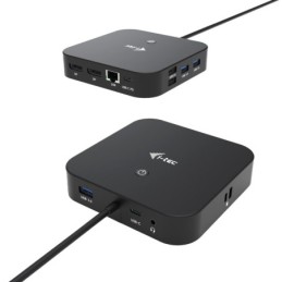C31TRIPLE4KDOCKPDPRO: I-TEC DOCKING STATION USB-C HDMI DUAL DP WITH POWER DELIVERY 100W