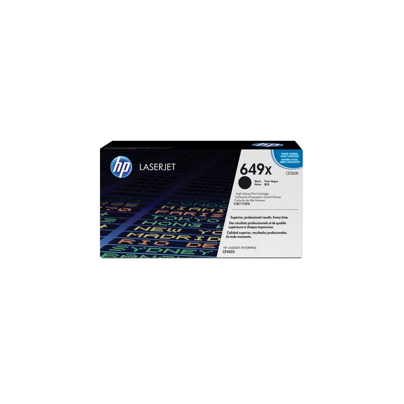 CE260X: HP TONER LASER JET NERO 17000 PAGINE PER CP4525 CE260X: HP TONER LASER JET NERO 17000 PAGINE PER CP4525