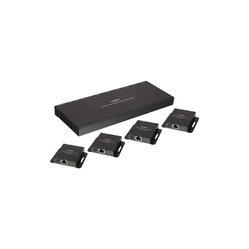 38155: LINDY EXTENDER SPLITTER HDMI 4K30  IR CAT.6 70M