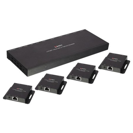 38155: LINDY EXTENDER SPLITTER HDMI 4K30  IR CAT.6 70M