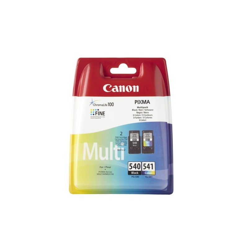 5225B006: CANON CART INK NERO + COLORE PG540/CL541 PER MG2150/3150 TS