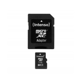 3413490: INTENSO MICRO SDHC 64GB CLASSE 10 + ADATTATORE SD