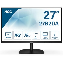 27B2DA: AOC MONITOR 27 LED IPS 16:9 FHD 4MS 250 CDM VGA/HDMI/DVI