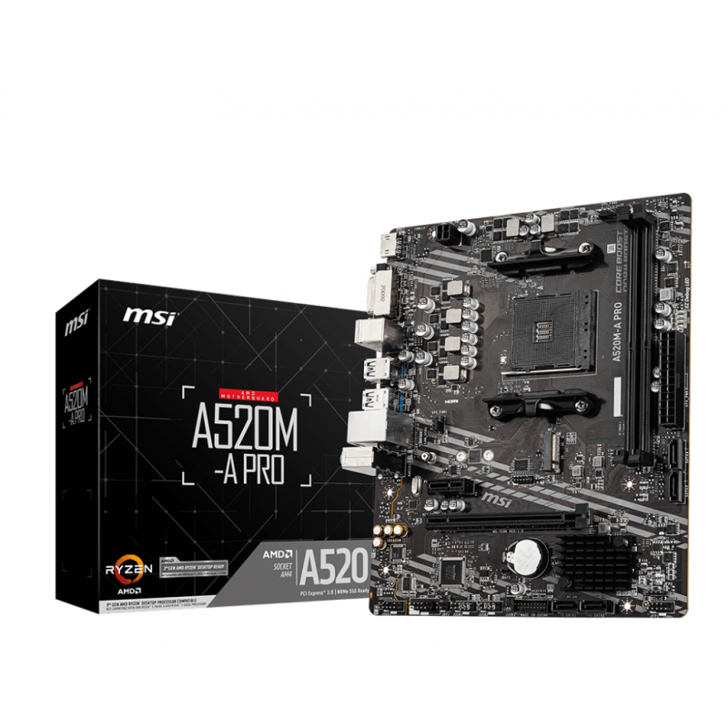 A520M-A PRO: MSI MB AMD A520