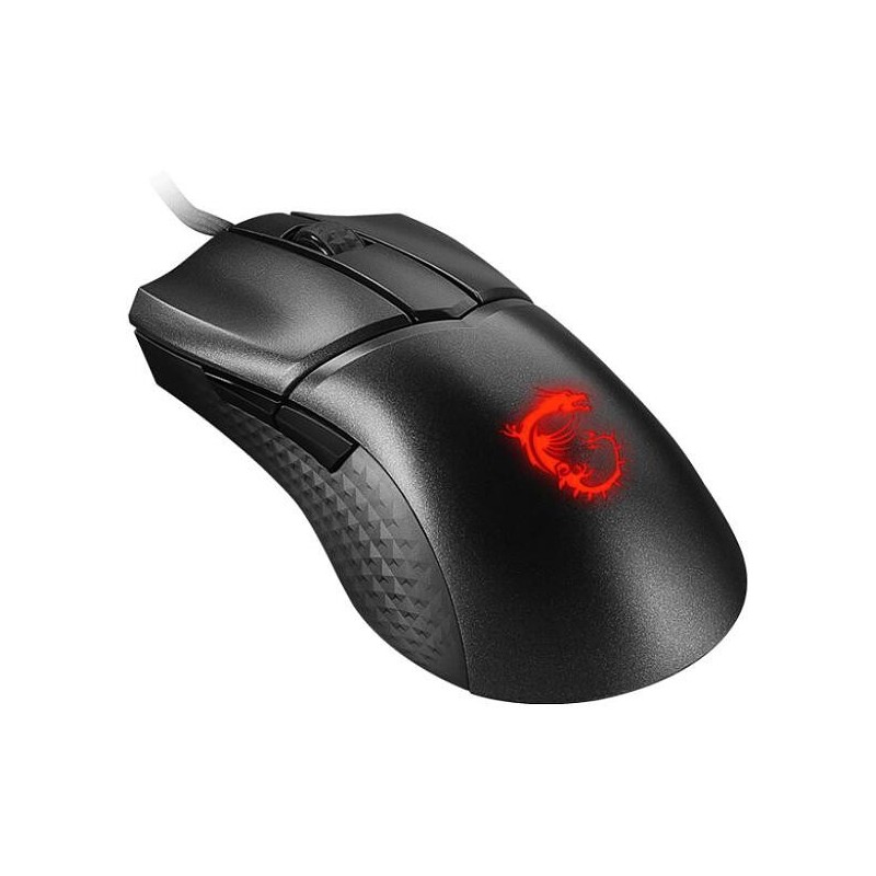 S12-0402050-CLA: MSI MOUSE GAMING CLUTCH GM31 LIGHTWEIGHT CON FILO BLACK