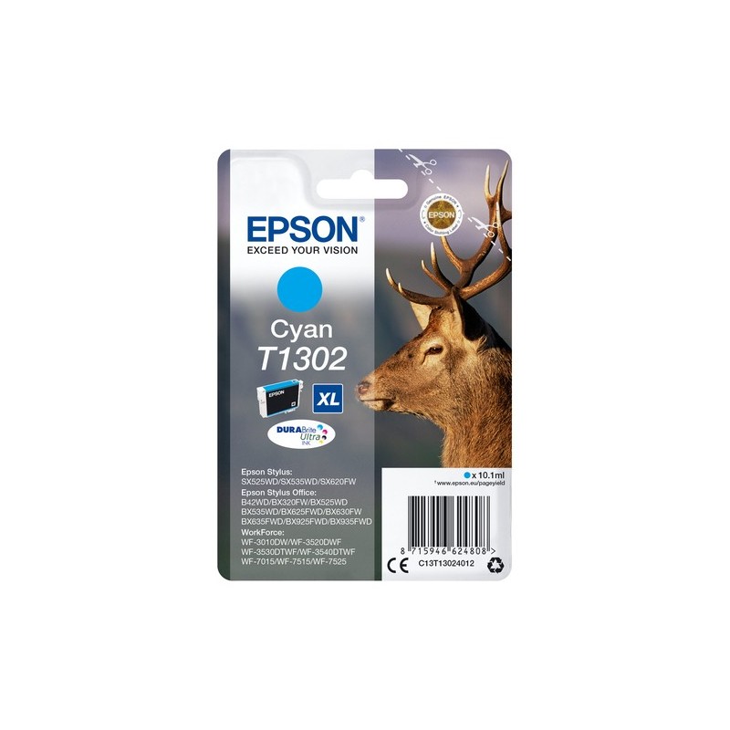 C13T13024012: EPSON CART INK CIANO PER SO B42WD/WF PRO 7015