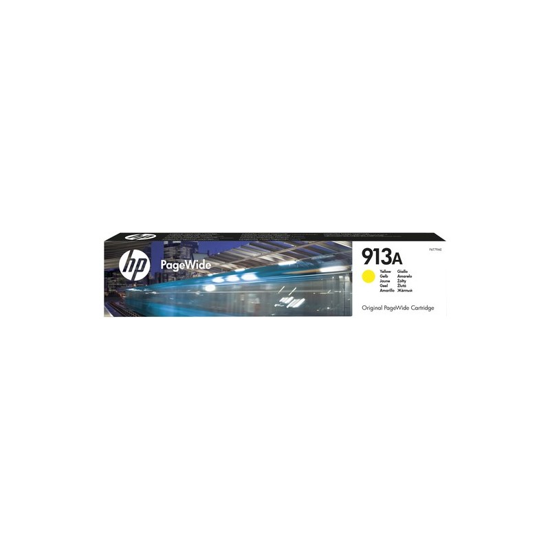 F6T79AE: HP CART INK GIALLO 913A 3.000 PAG PER PAGEWIDE PRO 477 377