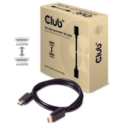 CAC-1371: CLUB3D HDMI 2.1 MALE TO HDMI 2.1 MALE ULTRA HIGH SPEED 10K 120HZ  1M/ 3.28FT