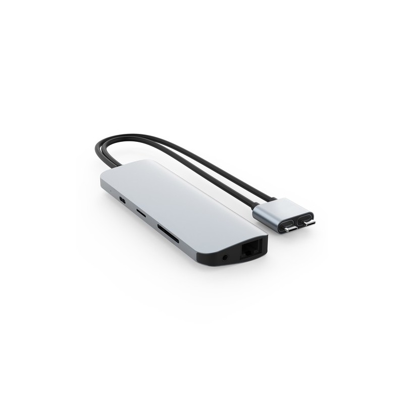 HD392-SILVER: HIPER DRIVE HUB USB-C VIPER 10 IN 2 PER MACBOOK CHROMEBOOK E PC