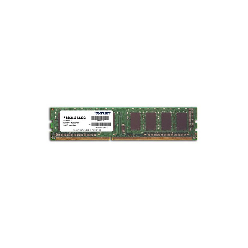 PSD38G13332: PATRIOT RAM DIMM 8GB DDR3 1333MHZ CL9