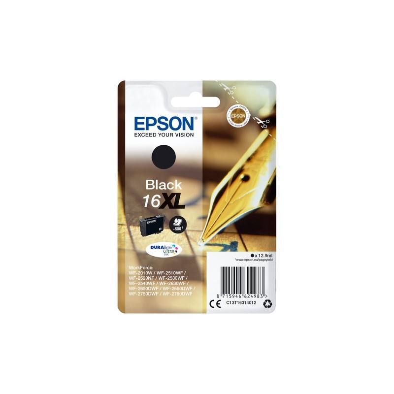 C13T16314012: EPSON CART INK XL NERO PER WF-2510WF