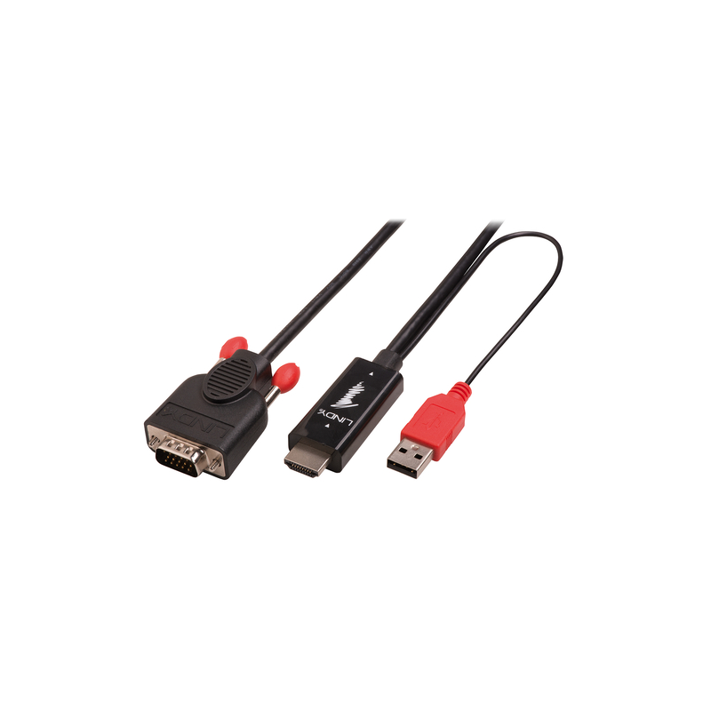 41456: LINDY CAVO HDMI A VGA 2M