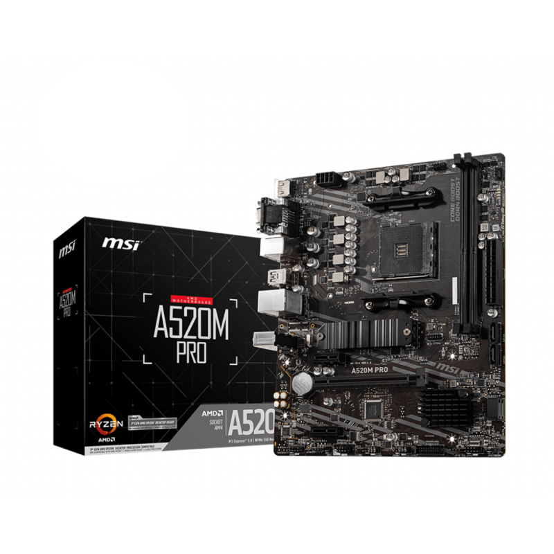 A520M PRO: MSI MB AMD A520