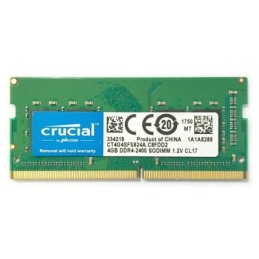 CT4G4SFS824A: CRUCIAL RAM SODIMM 4GB DDDR4 2400MHZ CL 17