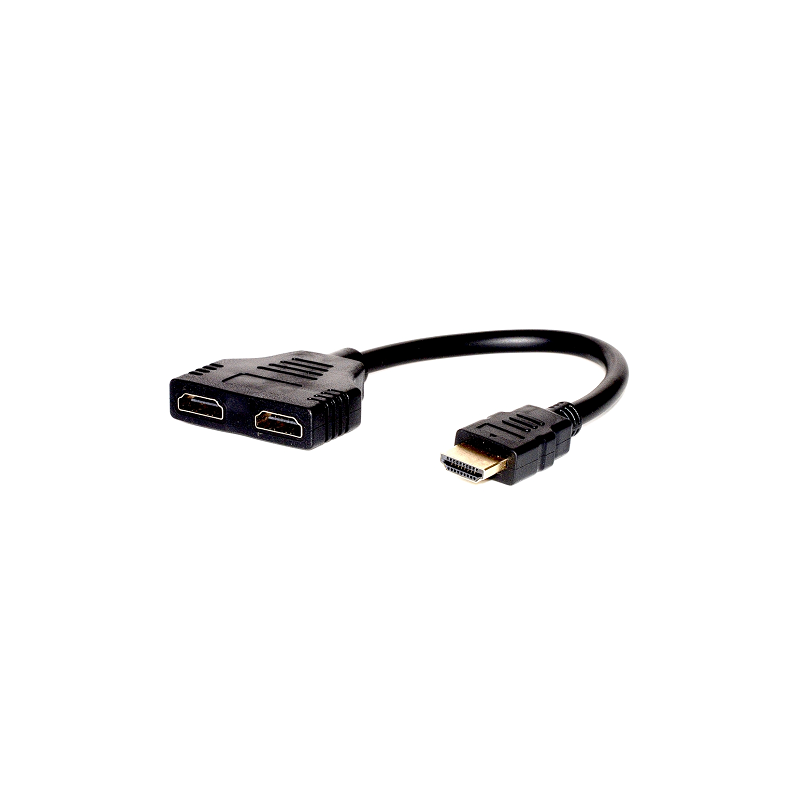 LKADAT01: LINK ADATTATORE HDMI MASCHIO A 2 X HDMI FEMMINA CM 20