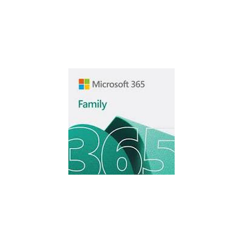 6GQ-00092: MICROSOFT 365 FAMILY MAC/WIN 6 USERS ALL LNG ESD