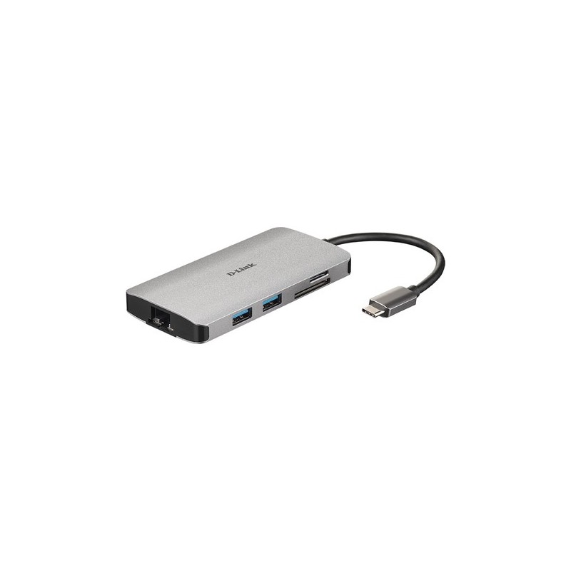 DUB-M810: D-LINK HUB USB-C 8-IN-1 CON HDMI