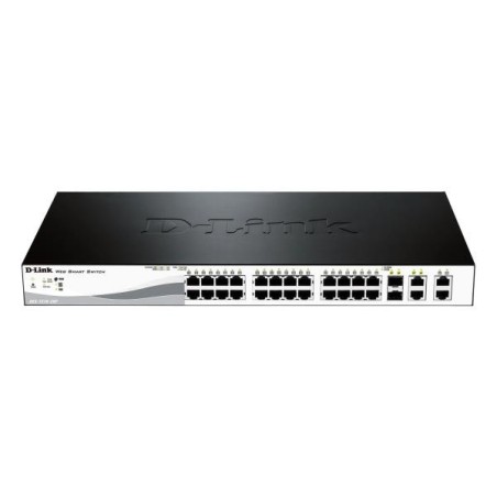 DGS-1210-28: D-LINK SWITCH 24 PORTE GIGABIT + 4 PORTE SFP SMART+