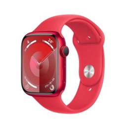 MRXK3QL/A: APPLE WATCH SERIES 9 GPS 45MM (PRODUCT)RED ALUMINIUM CASE WITH (PRODUCT)RED SPORT BAND - M/L