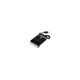 ENU-CRS-01: ENCORE LETTORE SMART CARD CON CAVO USB NERO