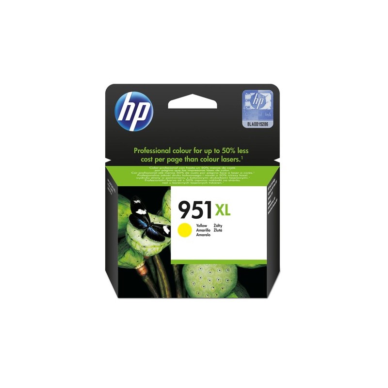 CN048AE: HP CART INK GIALLO PER OJ PRO8100/8600 1500PAG 951XL