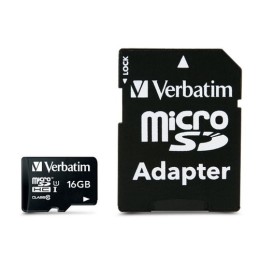 044082: VERBATIM MICRO SDHC 16GB CLASS 10 + ADATTORE