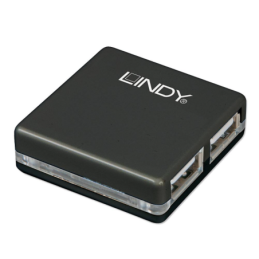 42742-A: LINDY MINI HUB USB 2.0 4 PORTE
