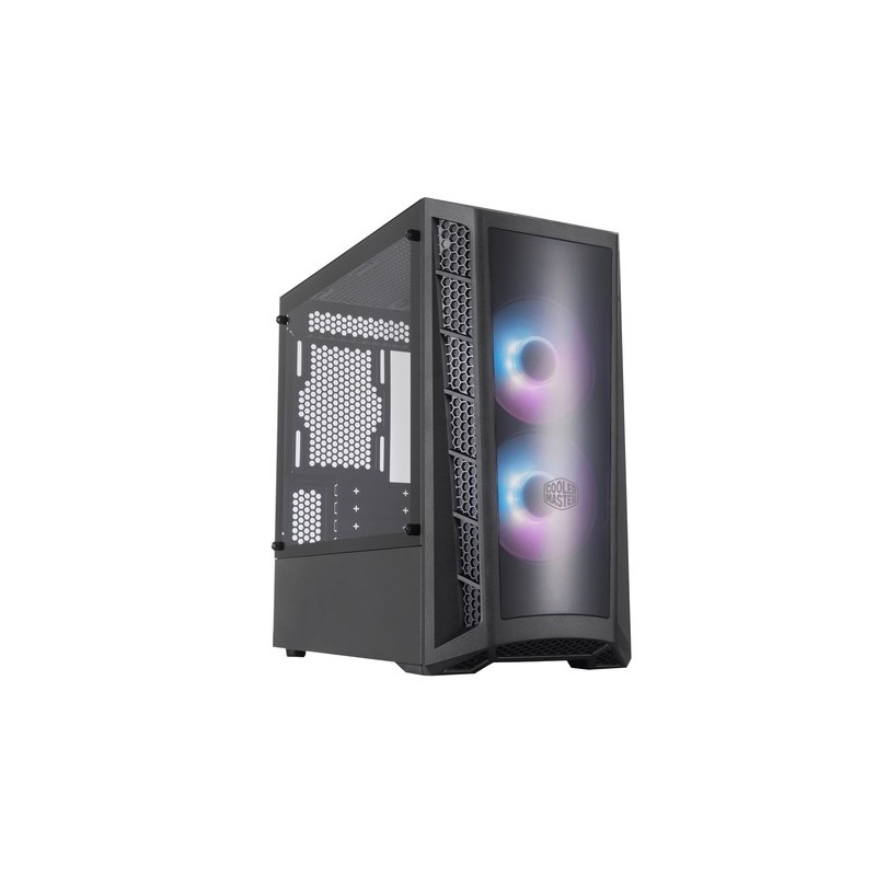 MCB-B320L-KGNN-S02: COOLER MASTER CASE MASTERBOX MB320L ARGB WITH CONTROLLER - SIDE-PANEL - CABINET GAMING - MINI-TOWER