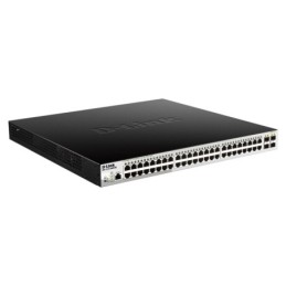 DGS-1210-52MP/ME: D-LINK SWITCH 48-PORT 10/100/1000BASE-T POE + 4-PORT 1 GBPS SFP PORTS METRO ETHERNET SWITCH