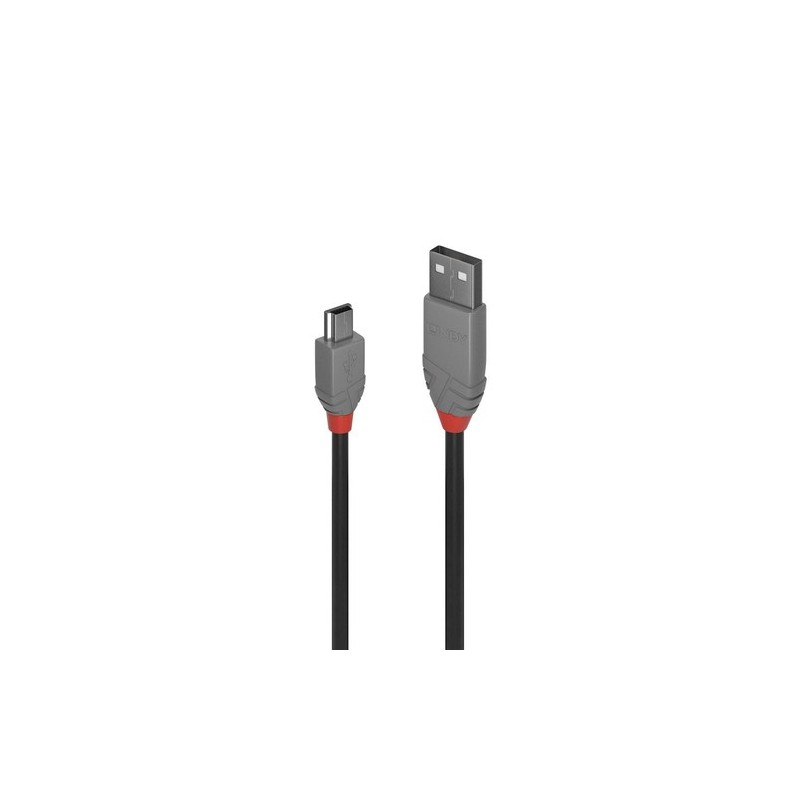 36725: LINDY 5M USB 2.0 KABEL A/MINI-B