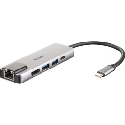DUB-M520: D-LINK HUB USB-C 5-IN-1 CON HDMI E POWER DELIVERY 60W