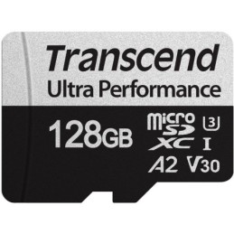 TS128GUSD340S: TRANSCEND MEMORY CARD 128GB microSD w/ adapter UHS-I U3 A2 Ultra Performance