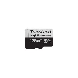 TS128GUSD350V: TRANSCEND MEMORY CARD 128GB microSD w/ adapter U1