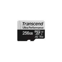 TS256GUSD340S: TRANSCEND MEMORY CARD 256GB microSD w/ adapter UHS-I U3 A2 Ultra Performance