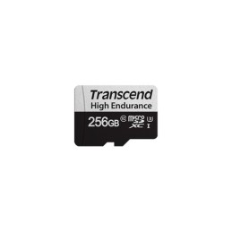 TS256GUSD350V: TRANSCEND MEMORY CARD 256GB microSD w/ adapter U3