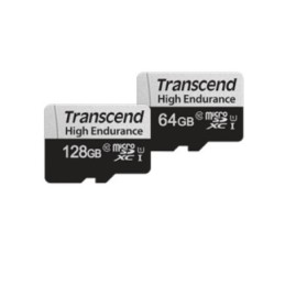 TS64GUSD350V: TRANSCEND MEMORY CARD 64GB microSD w/ adapter U1