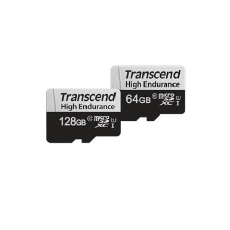 TS64GUSD350V: TRANSCEND MEMORY CARD 64GB microSD w/ adapter U1