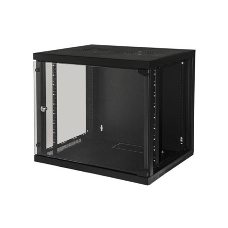 LK1909UN: LINK ARMADIO RACK DA MURO 19 9U 485X540X450 NERO