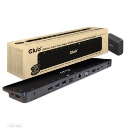 CSV-1565: CLUB 3D DOCKING STATION USB-C GEN 1 TRIPLE DP 100W POWER SUPPLY