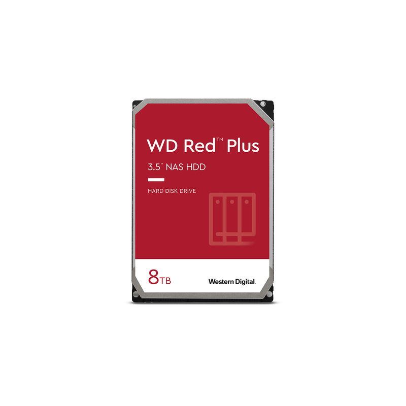 WD80EFZZ: WESTERN DIGITAL HDD RED PLUS 8TB 3