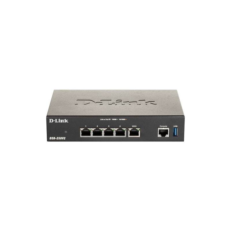DSR-250V2: D-LINK ROUTER 5 PORTE GIGABIT VPN